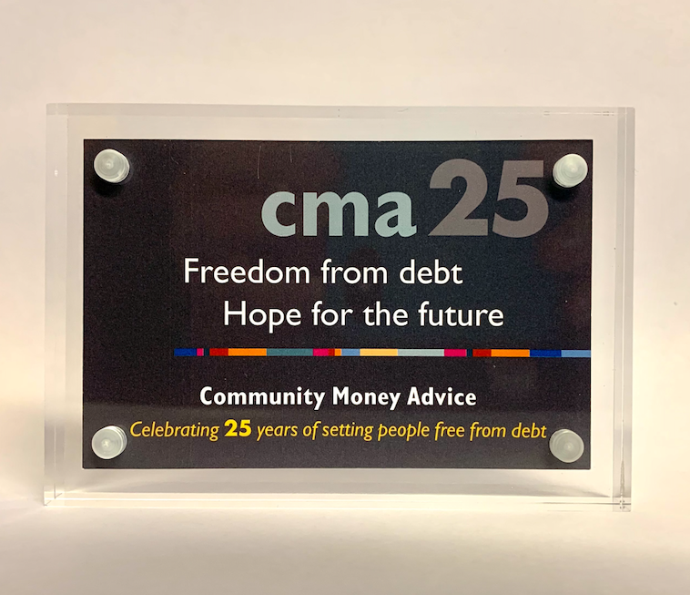 CMA 25th Year Photoframe Paperweight